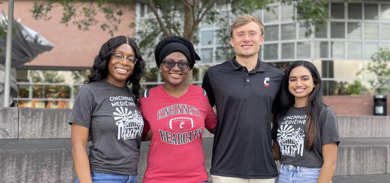 picture of four students